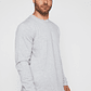 Polera Falso Hombre Gris Familyshop - Miniatura 1