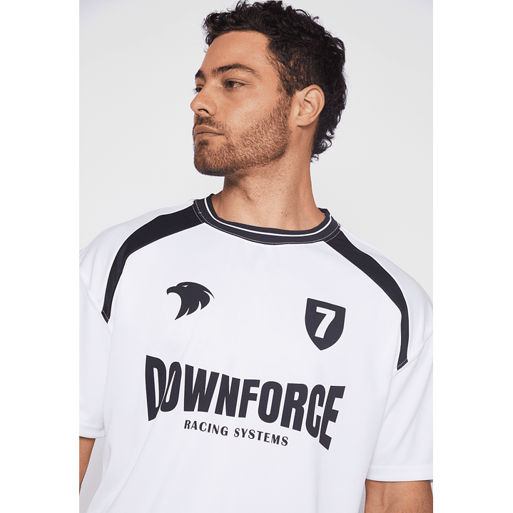 Polera Downforce Hombre Blanco Familyshop 3