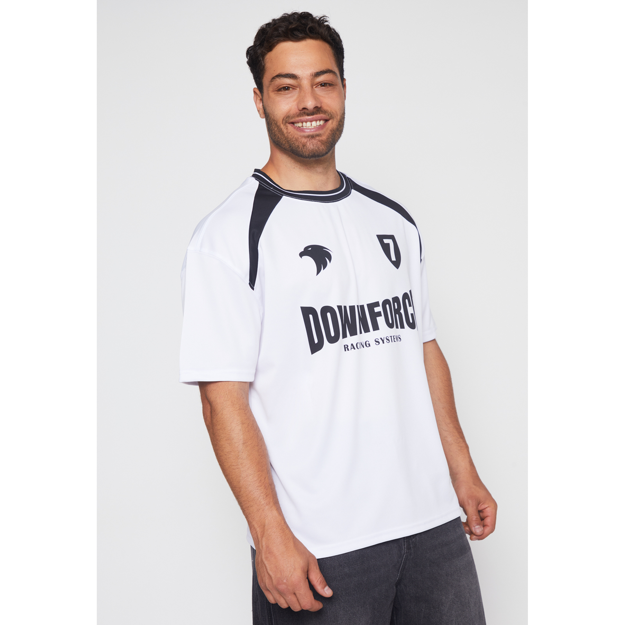 Polera Downforce Hombre Blanco Familyshop 1