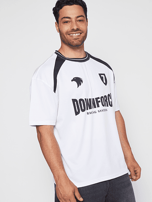 Polera Downforce Hombre Blanco Familyshop