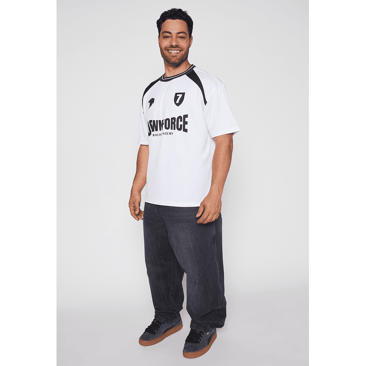 Polera Downforce Hombre Blanco Familyshop 2