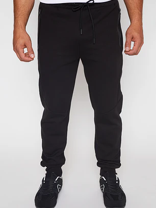 Pantalón Buzo Skinny Hombre Negro Familyshop