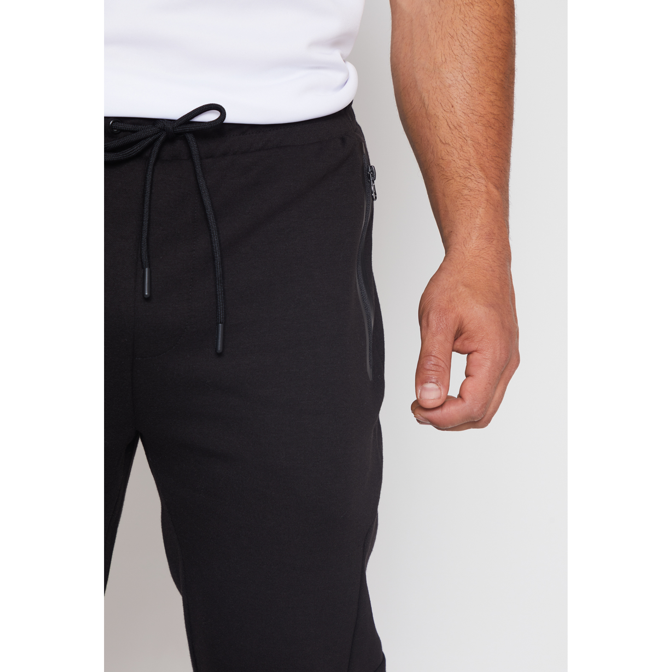 Pantalón Buzo Skinny Hombre Negro Familyshop 4