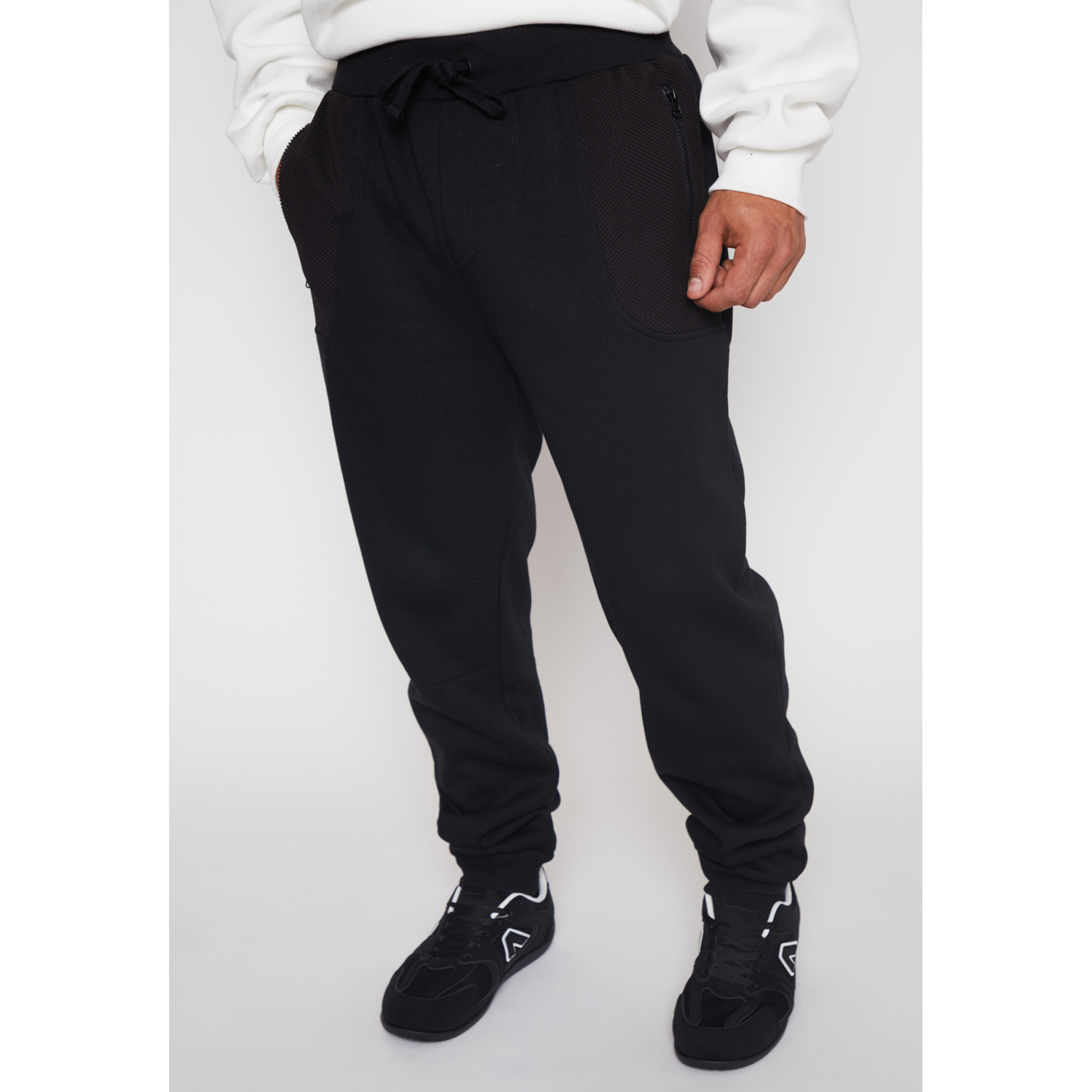 Pantalón Buzo Malla Hombre Negro Familyshop 1