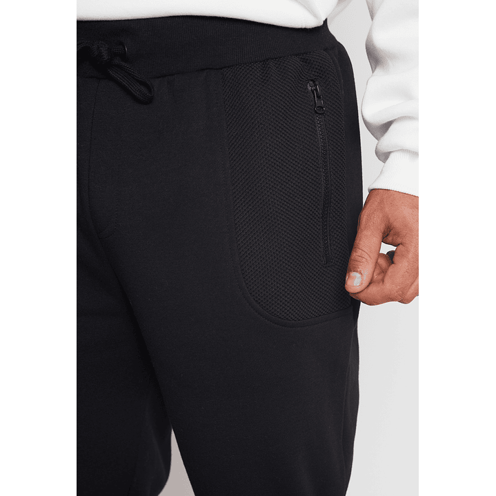 Pantalón Buzo Malla Hombre Negro Familyshop 4