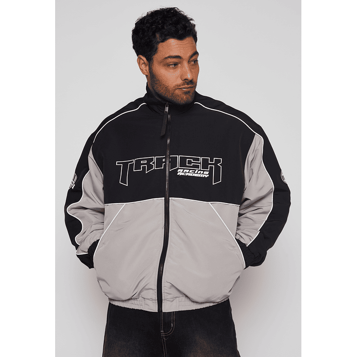 Chaqueta Track Hombre Gris Familyshop 1