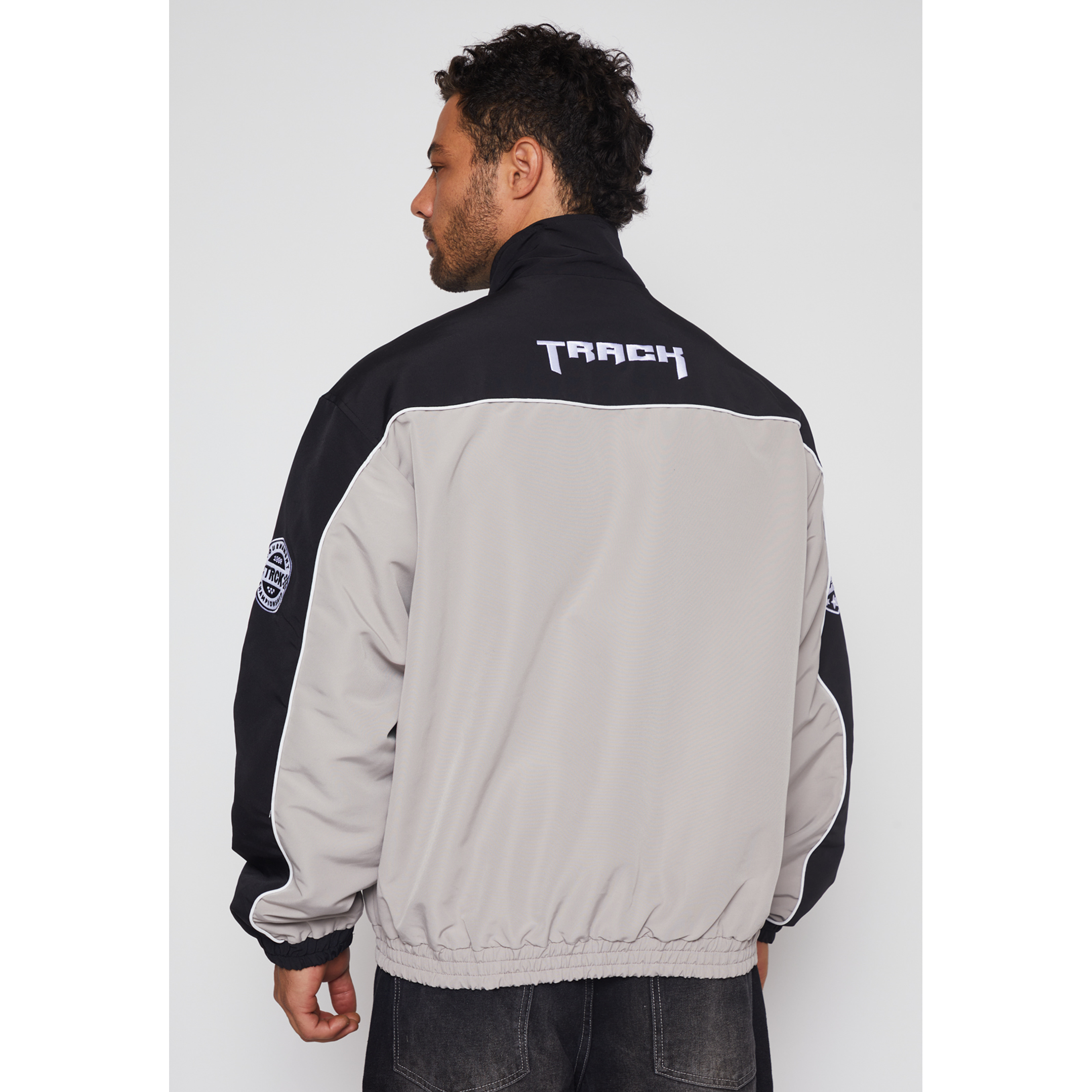 Chaqueta Track Hombre Gris Familyshop 4