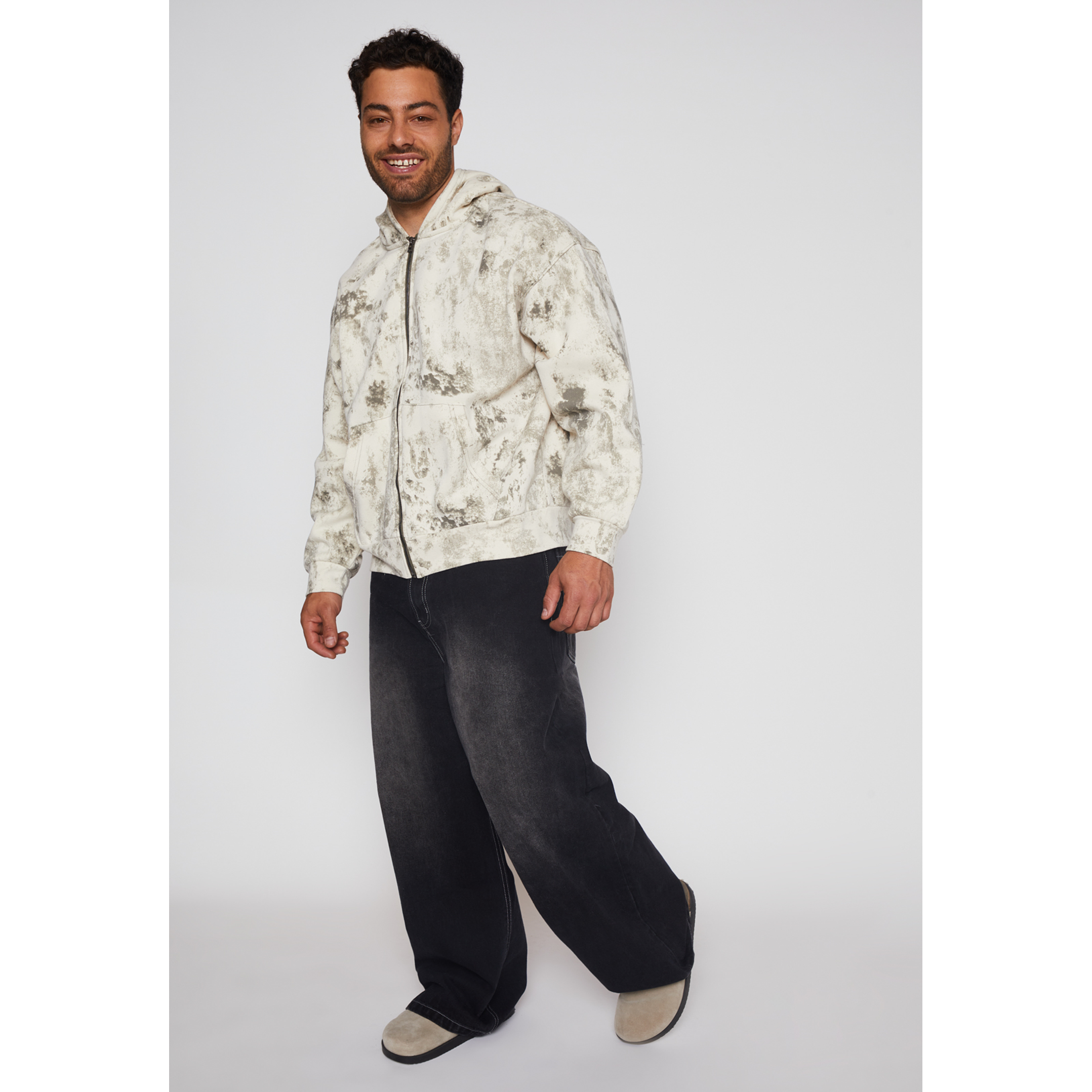 Polerón Boxy Hombre Beige Familyshop 2