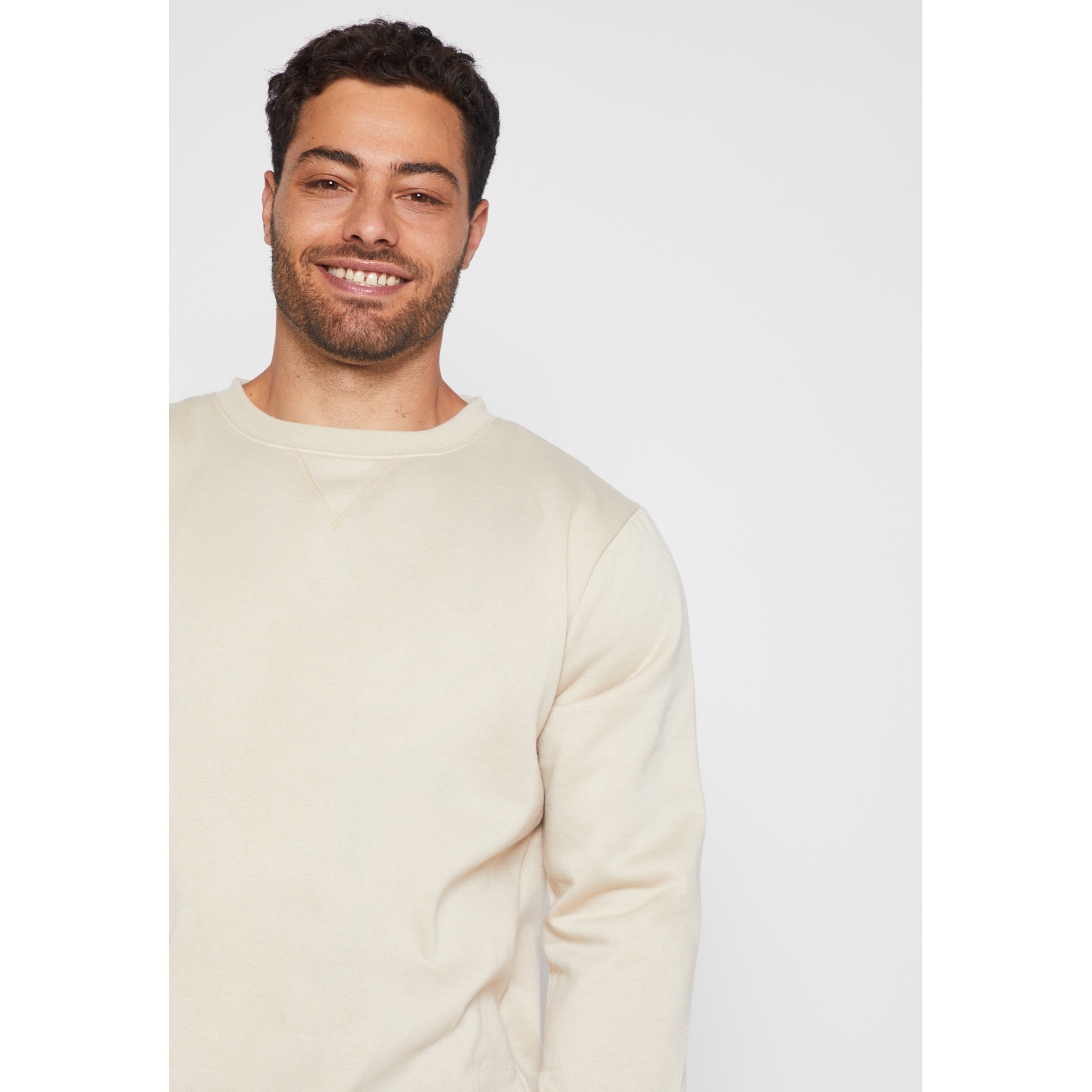 Polerón Basic Hombre Beige Familyshop 3