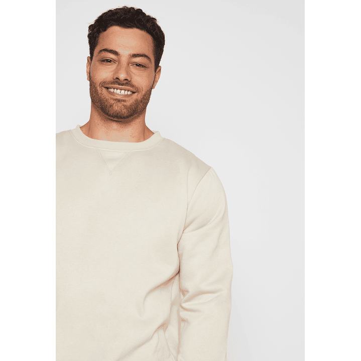 Polerón Basic Hombre Beige Familyshop 3