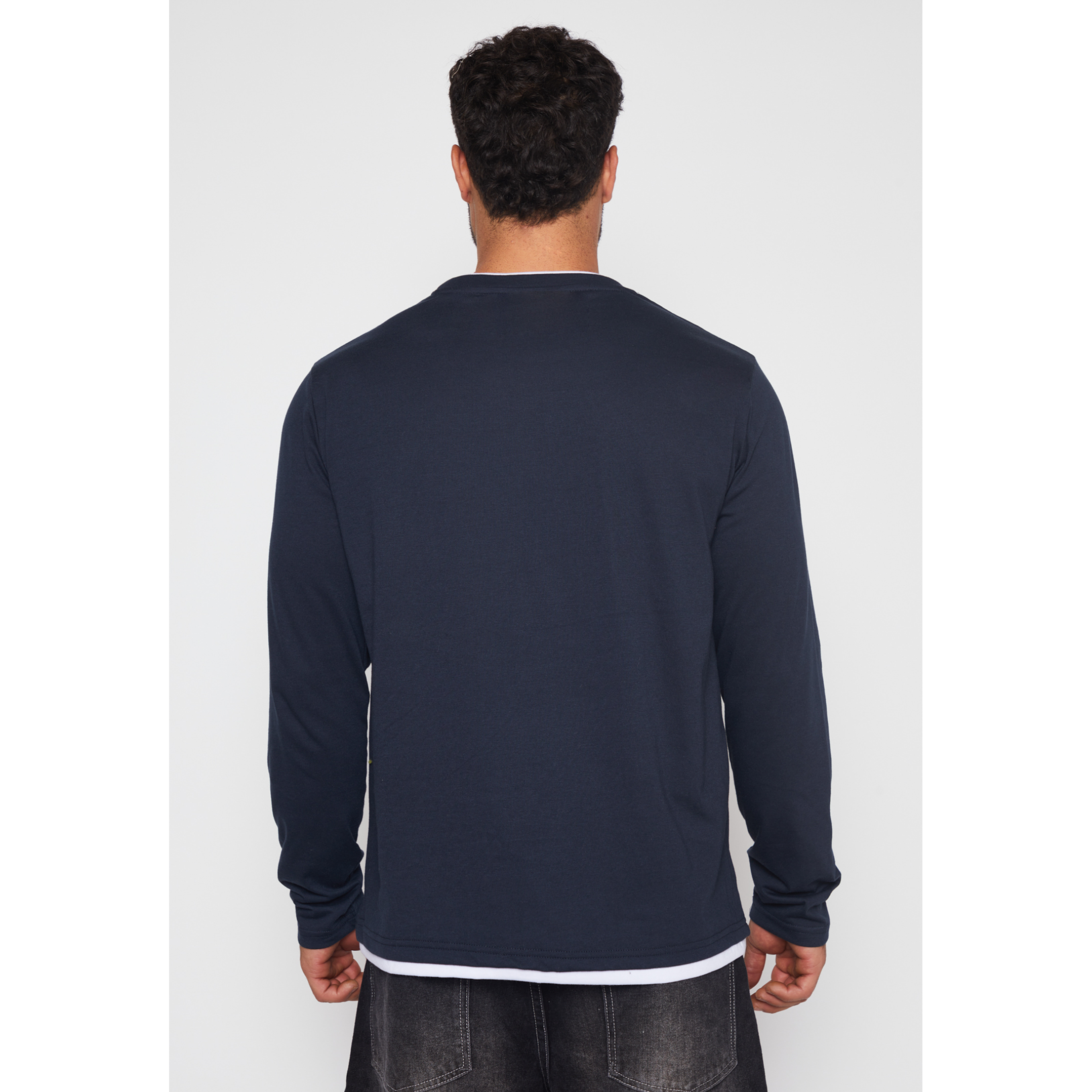 Polera Falso Hombre Azul Familyshop 3