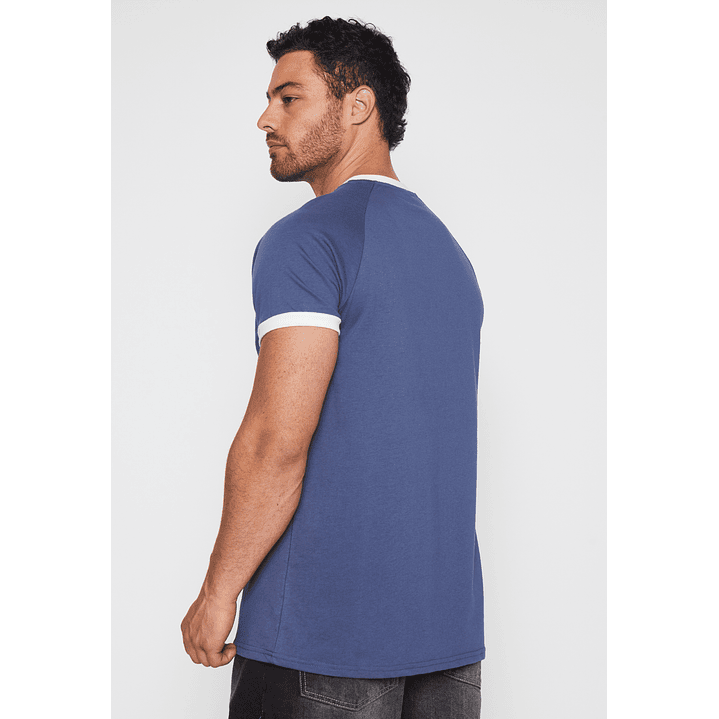 Polera College Hombre Azul Familyshop 3