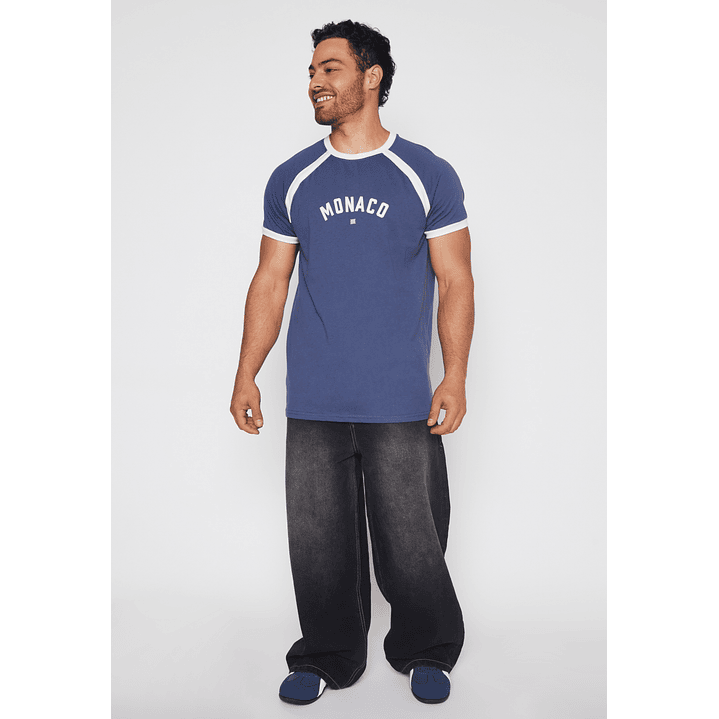 Polera College Hombre Azul Familyshop 2