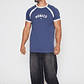Polera College Hombre Azul Familyshop - Miniatura 2