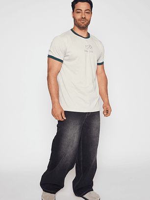 Polera Good Luck Hombre Beige Familyshop