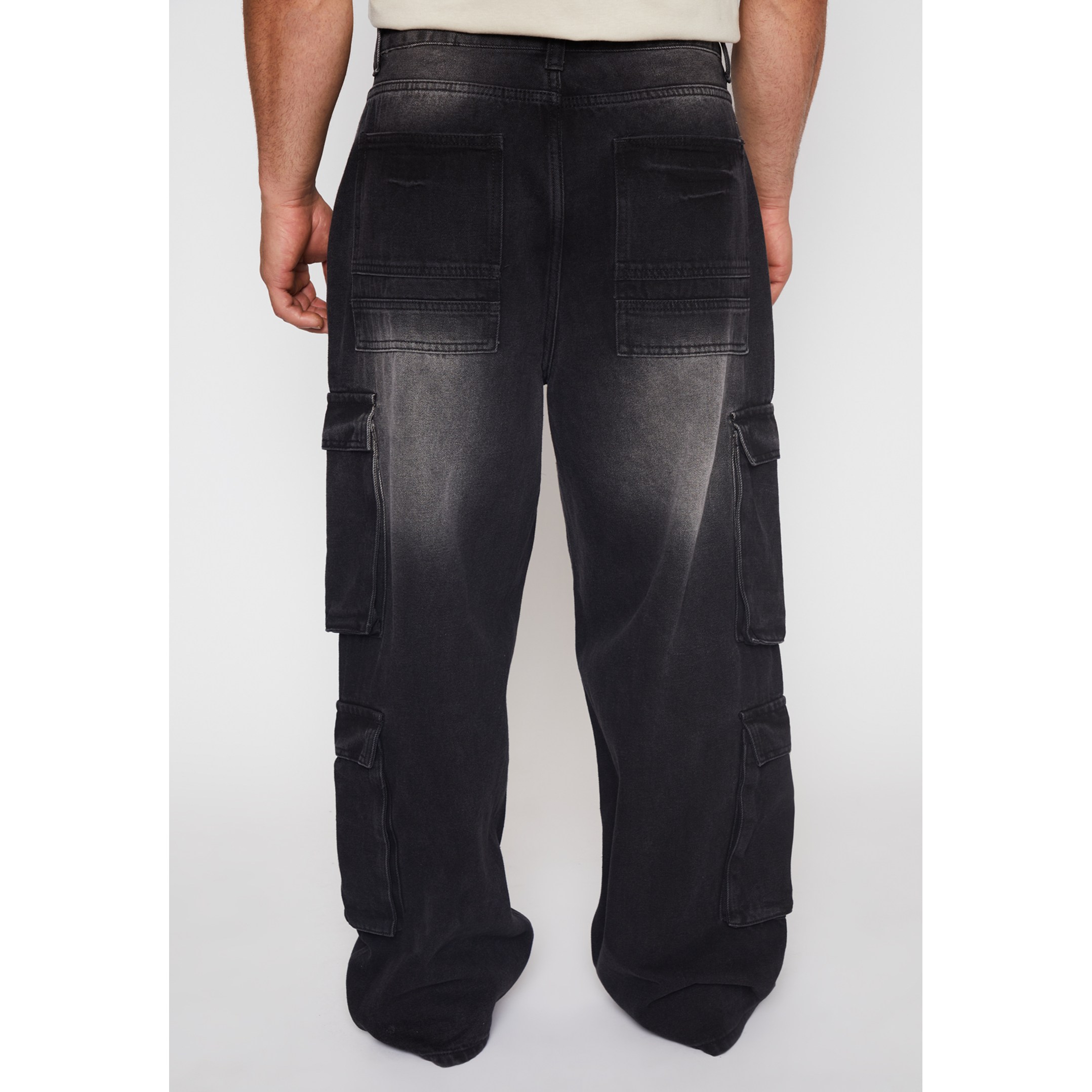 Jeans Cargo Hombre Negro Familyshop 3