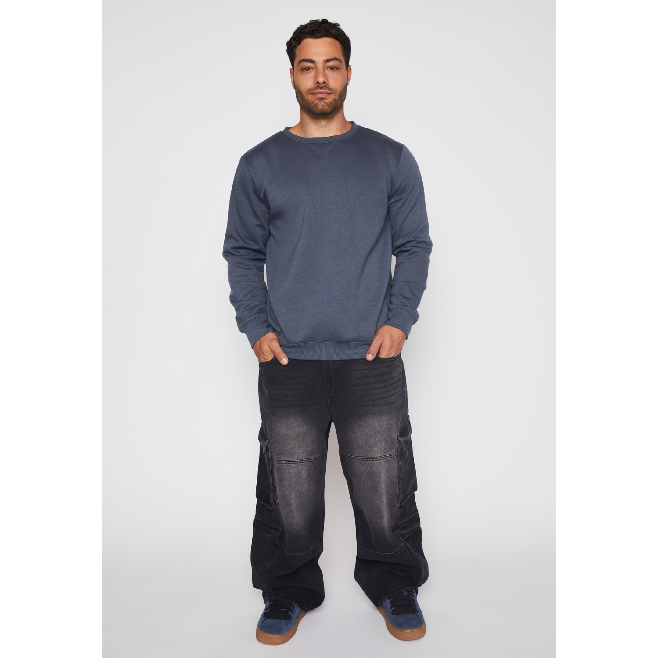 Polerón Basic Hombre Gris Familyshop 2