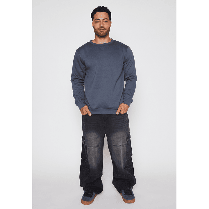 Polerón Basic Hombre Gris Familyshop 2