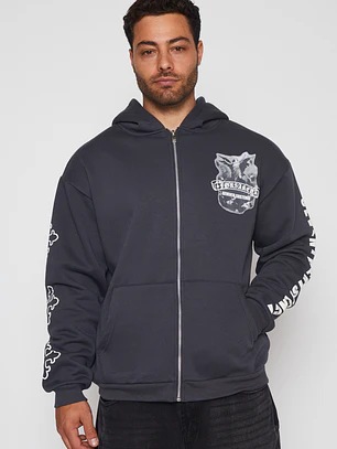 Polerón Ave Hombre Gris Familyshop