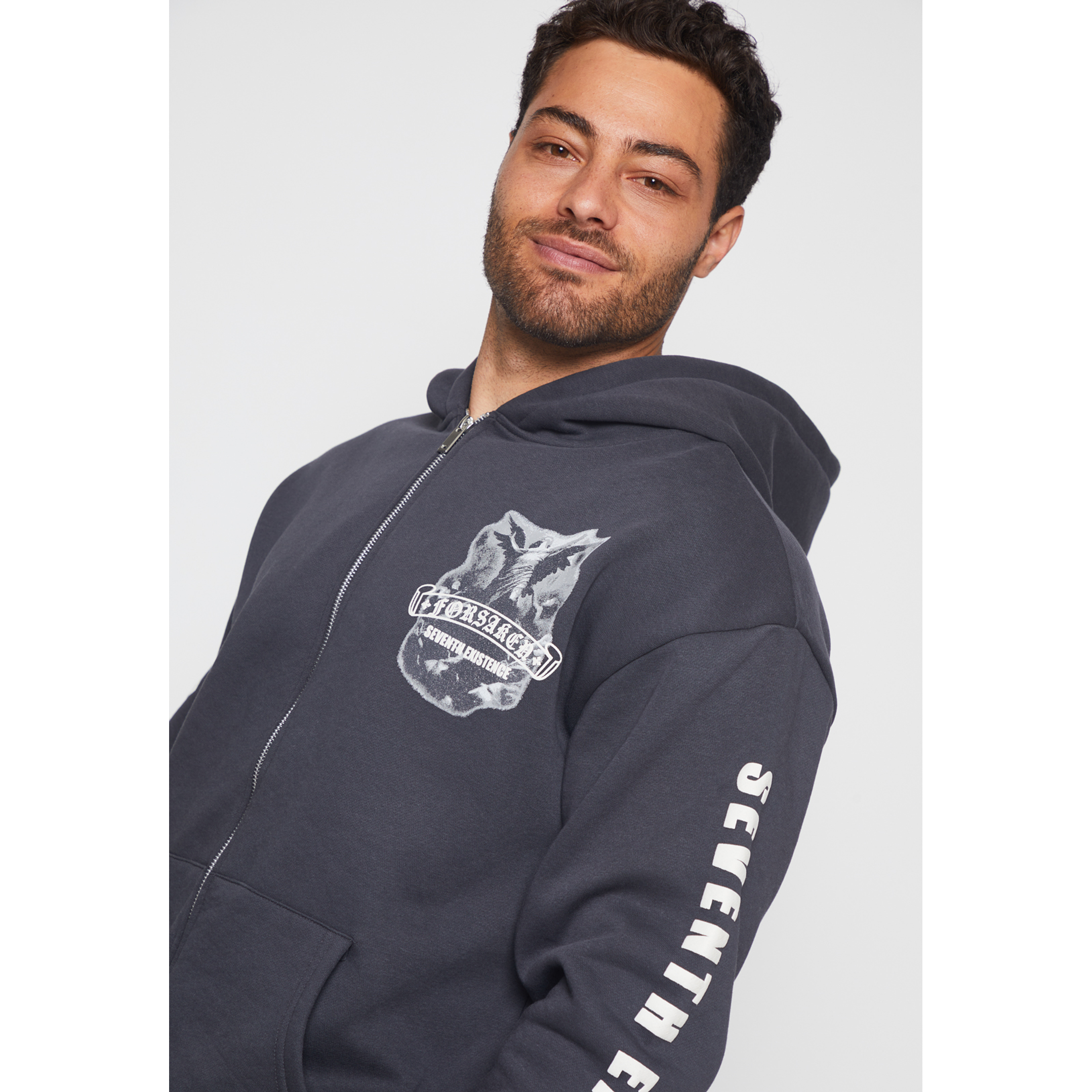 Polerón Ave Hombre Gris Familyshop 4