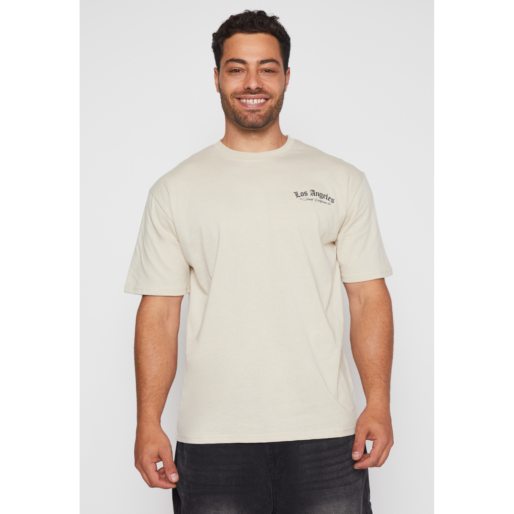 Polera Relax Hombre Beige Familyshop 1