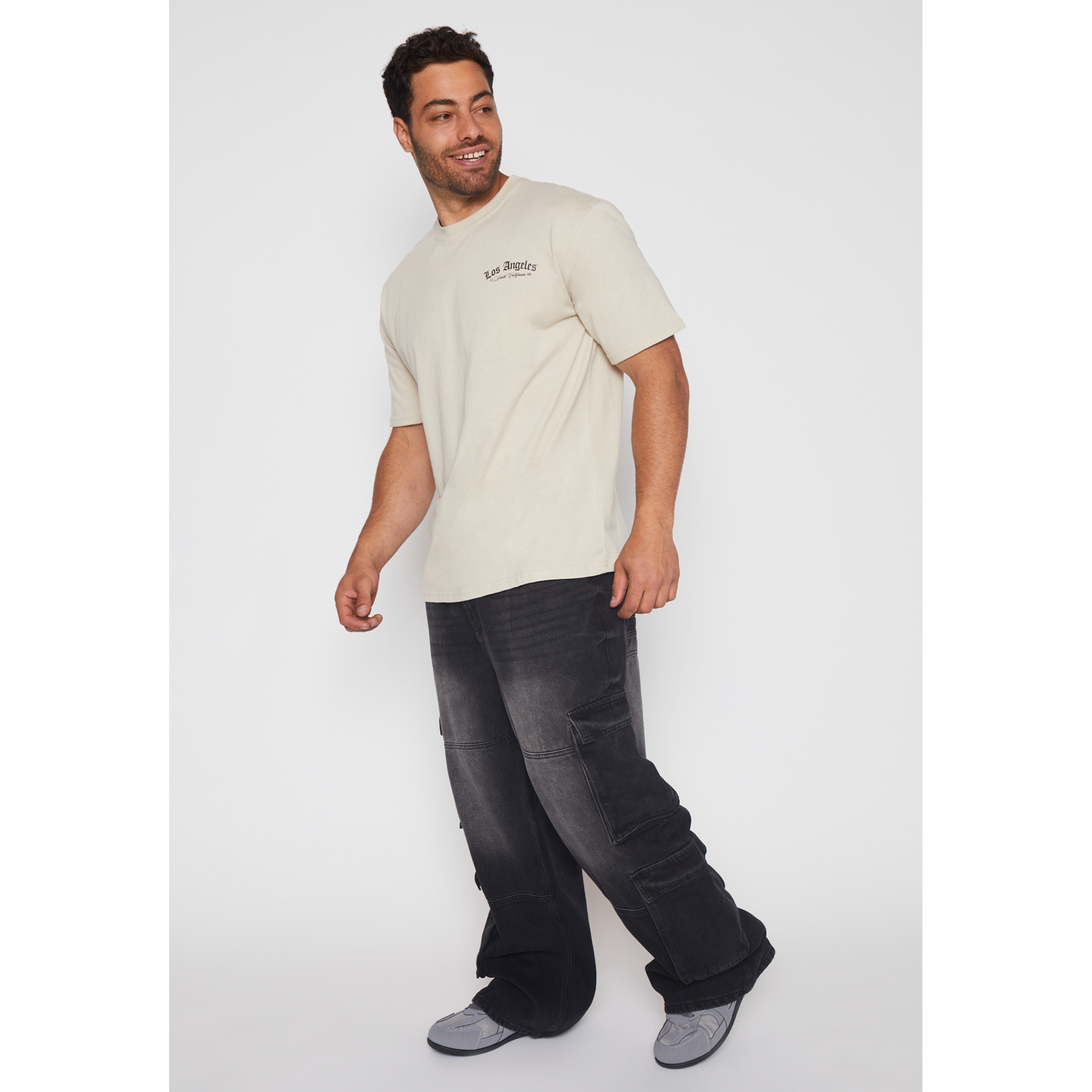 Polera Relax Hombre Beige Familyshop 3