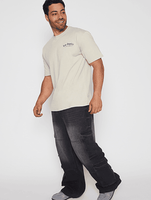 Polera Relax Hombre Beige Familyshop