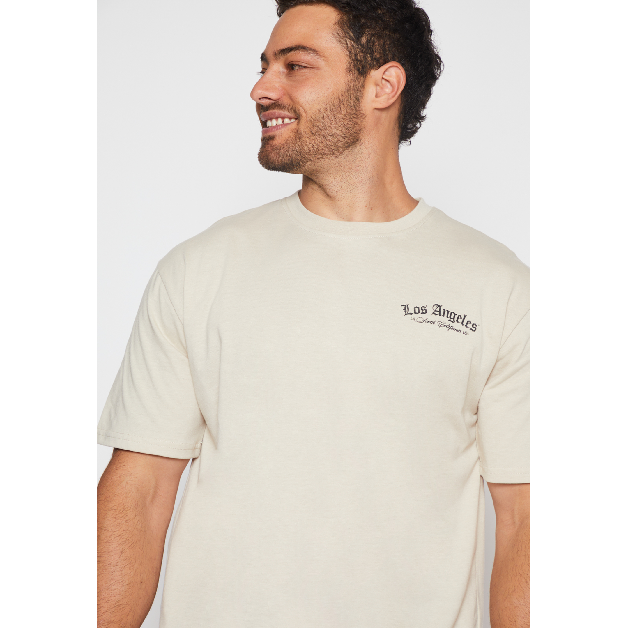 Polera Relax Hombre Beige Familyshop 4