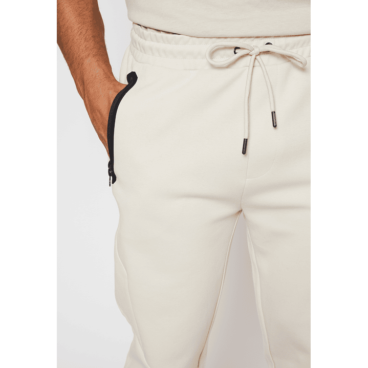 Pantalón Buzo Skinny Hombre Beige Familyshop 3