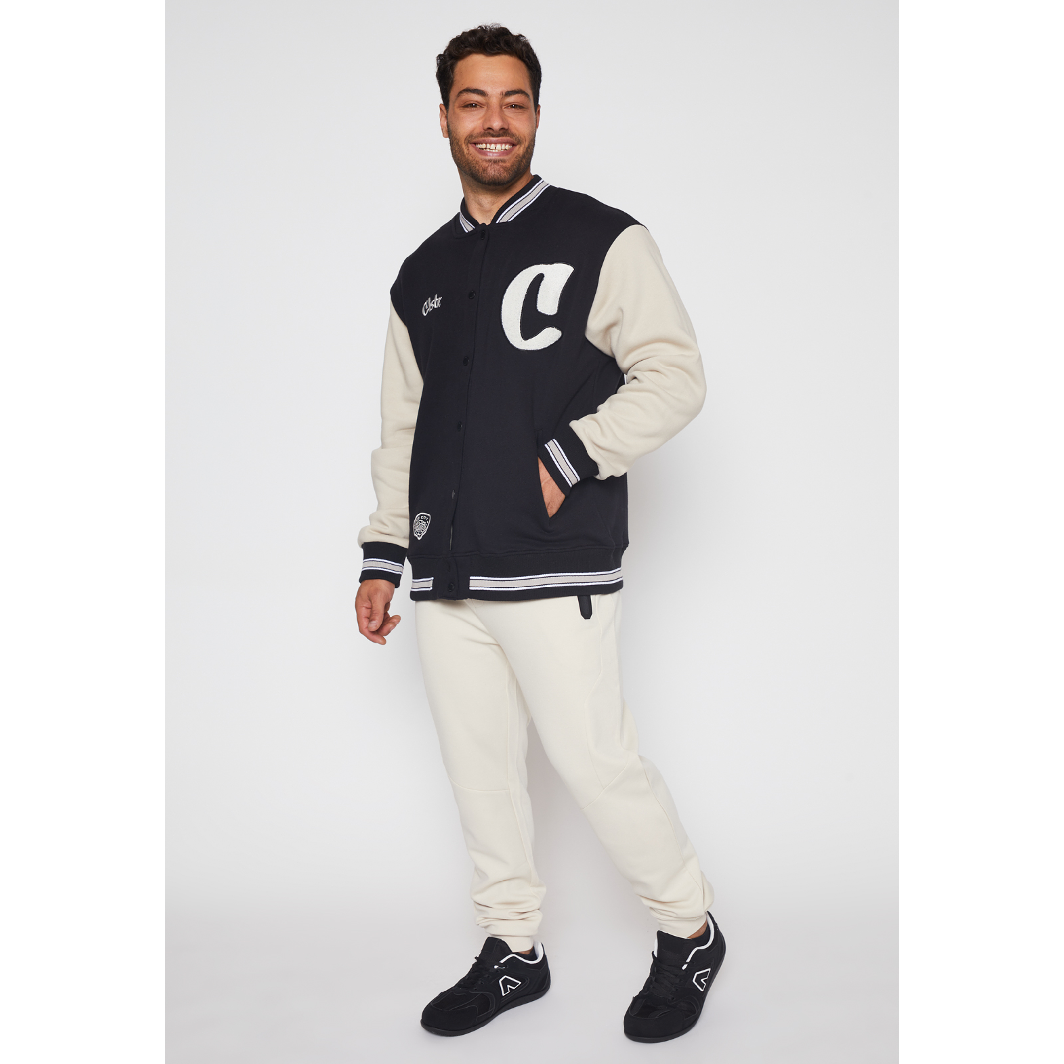 Pantalón Buzo Skinny Hombre Beige Familyshop 2