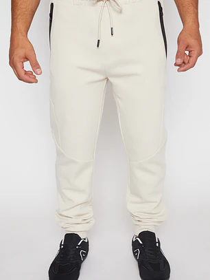 Pantalón Buzo Skinny Hombre Beige Familyshop