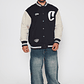 Chaqueta Franela Cartas Hombre Negro Familyshop - Miniatura 2