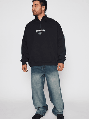 Jeans Super Baggy Hombre Azul Familyshop