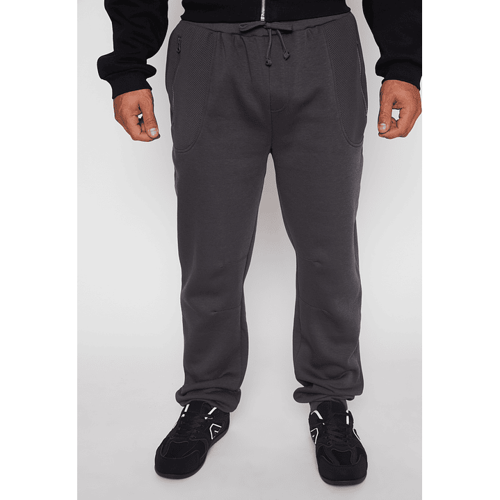 Pantalón Buzo Malla Hombre Acero Familyshop 1