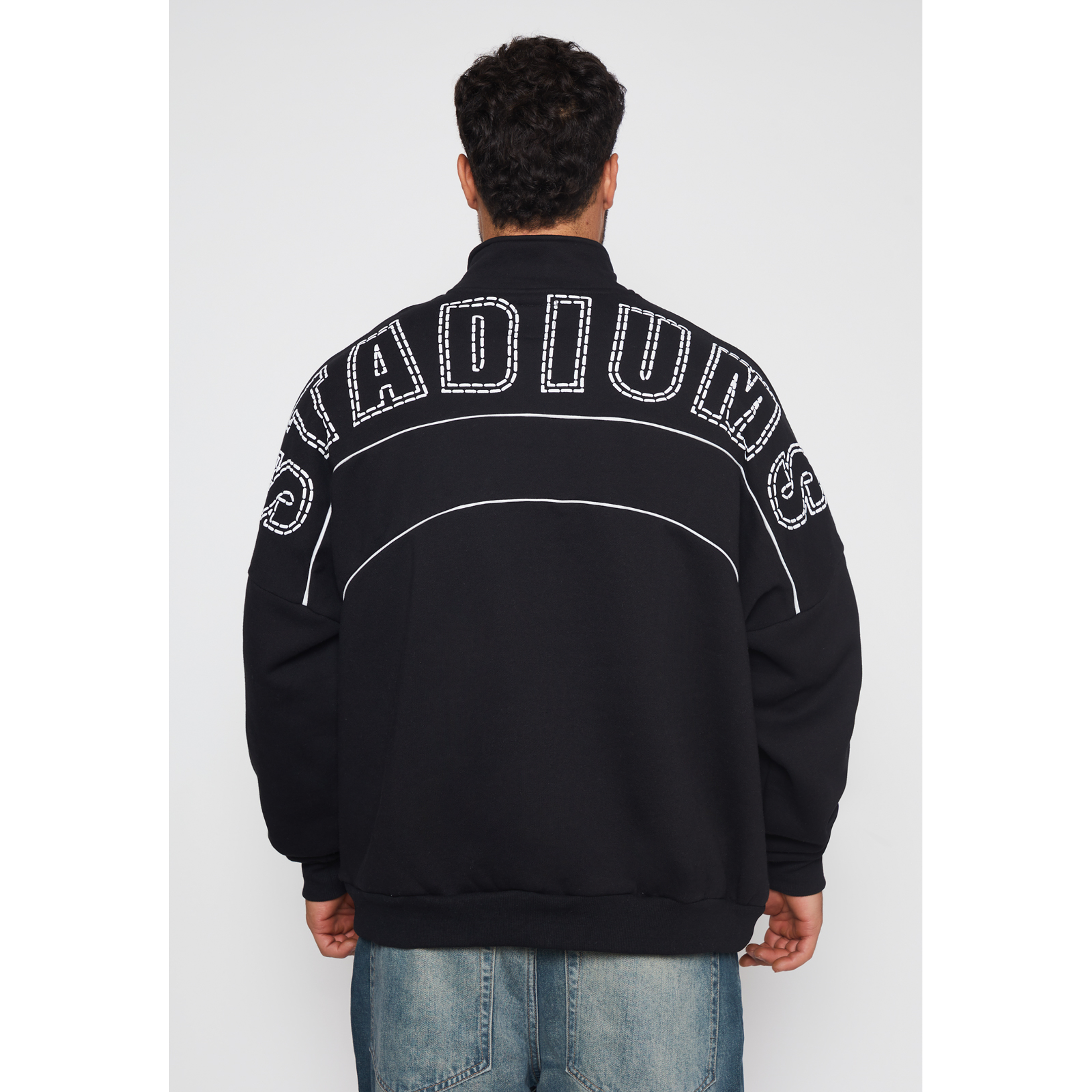 Polerón Espalda Hombre Negro Familyshop 3