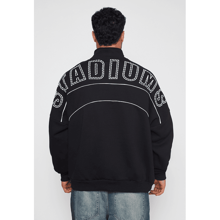 Polerón Espalda Hombre Negro Familyshop 3