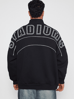 Polerón Stadiums Hombre Negro Familyshop