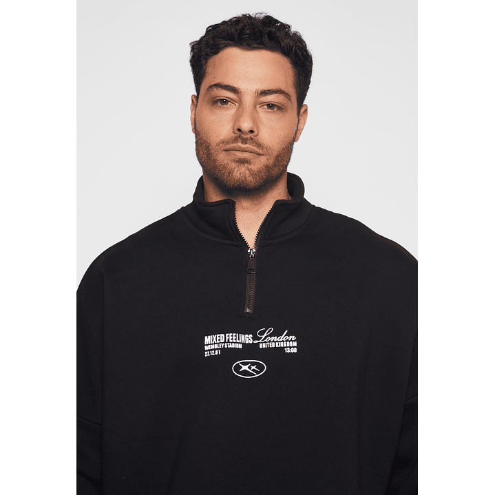 Polerón Espalda Hombre Negro Familyshop 4