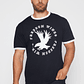 Polera College Contraste Hombre Negro Familyshop - Miniatura 1