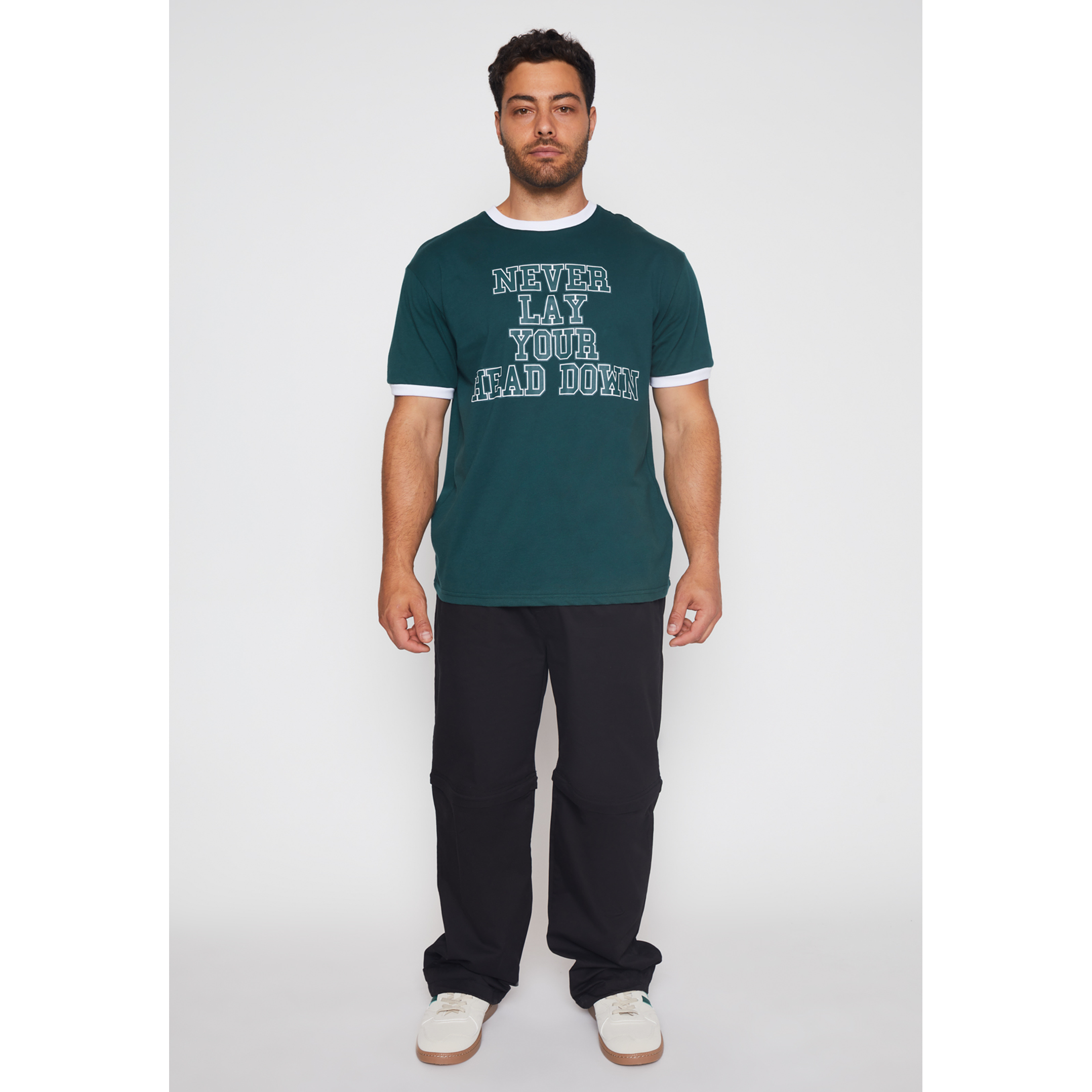 Polera College Hombre Verde Familyshop 2