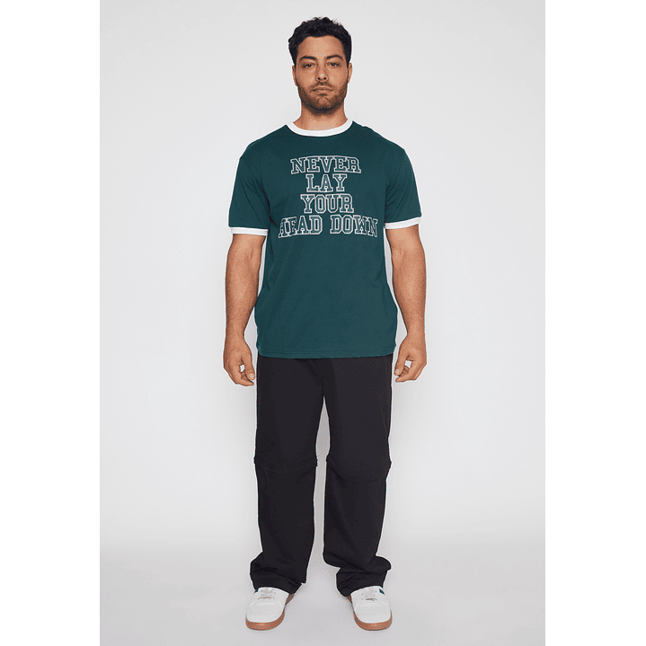 Polera College Hombre Verde Familyshop 2