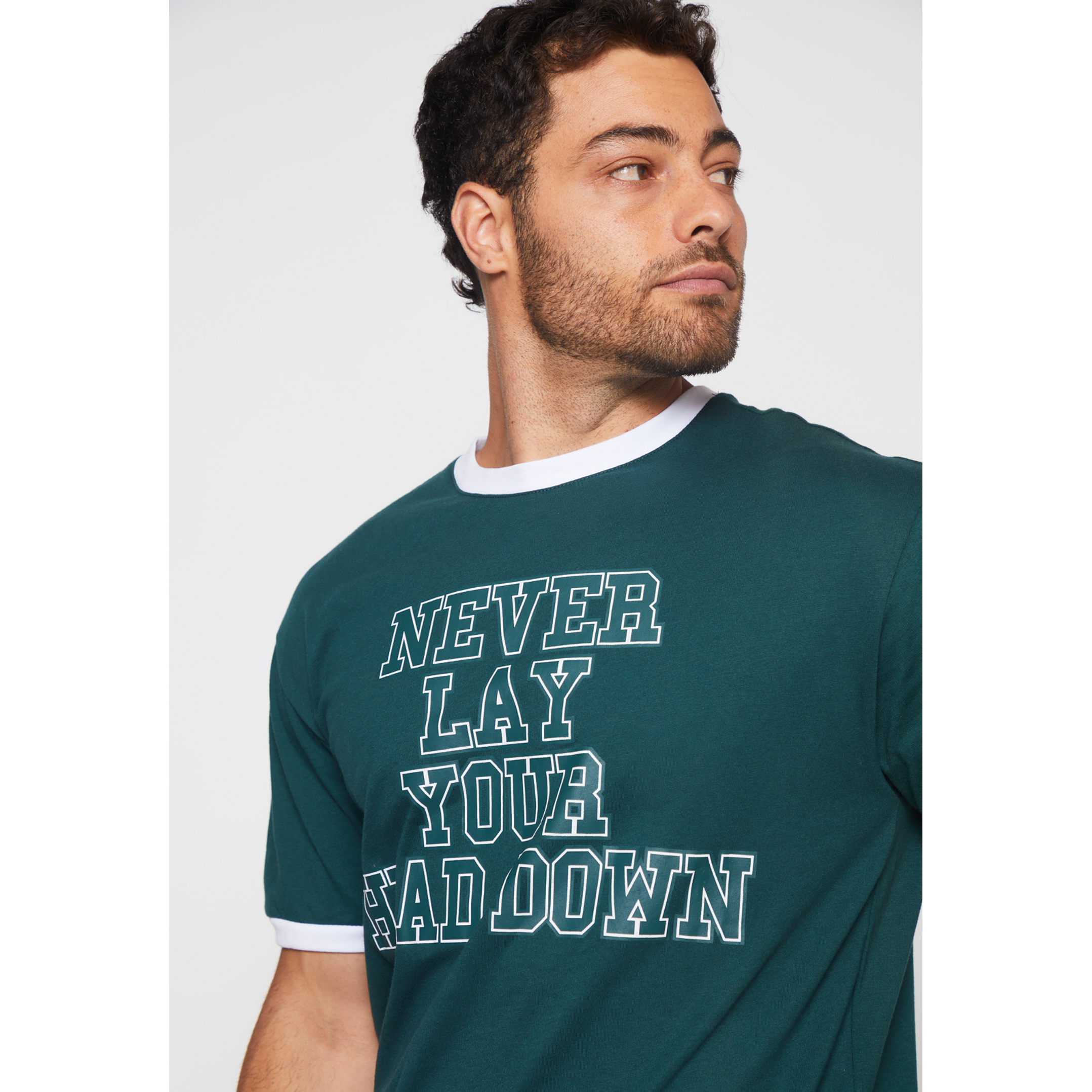 Polera College Hombre Verde Familyshop 4