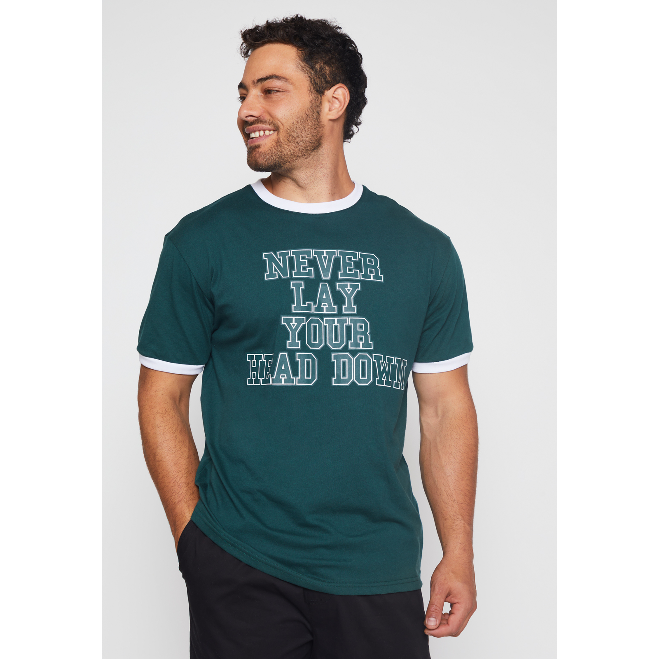 Polera College Hombre Verde Familyshop 1