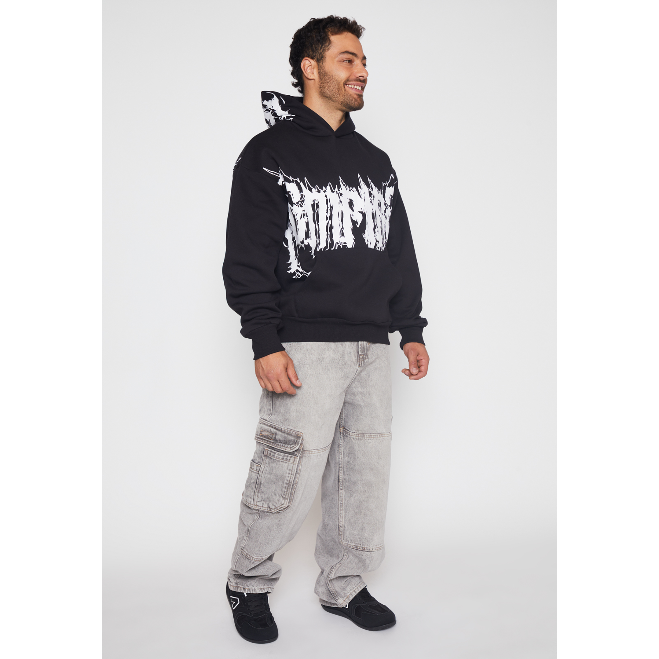 Polerón Death Gorro Hombre Negro Familyshop 2