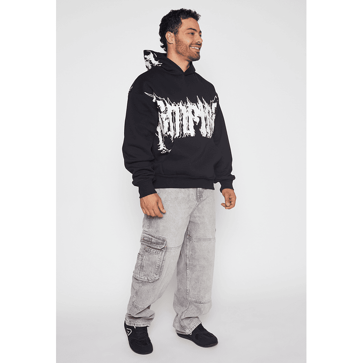 Polerón Death Gorro Hombre Negro Familyshop 2