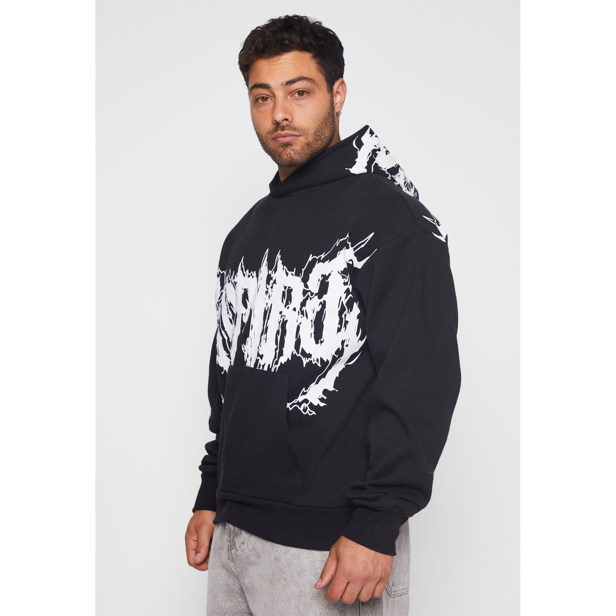 Polerón Death Gorro Hombre Negro Familyshop 1