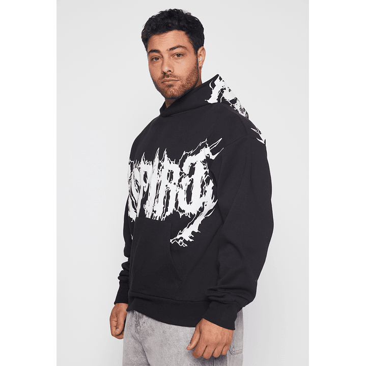 Polerón Death Gorro Hombre Negro Familyshop 1