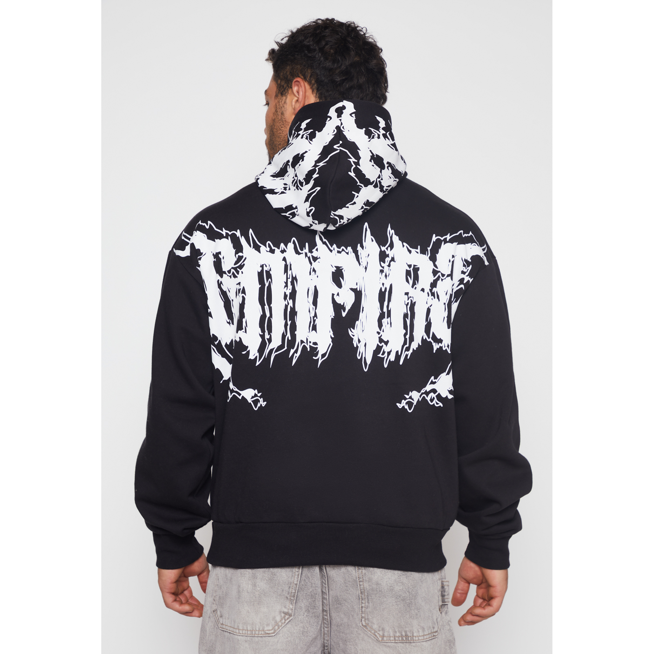 Polerón Death Gorro Hombre Negro Familyshop 3