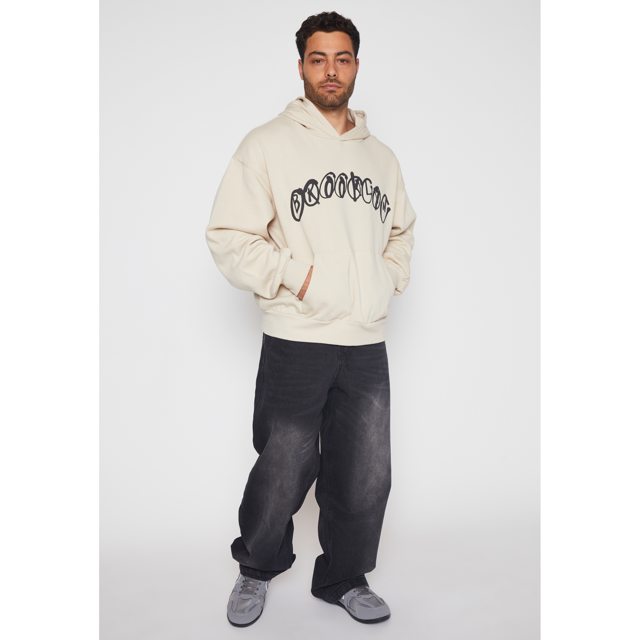 Polerón Graffiti Hombre Beige Familyshop 2