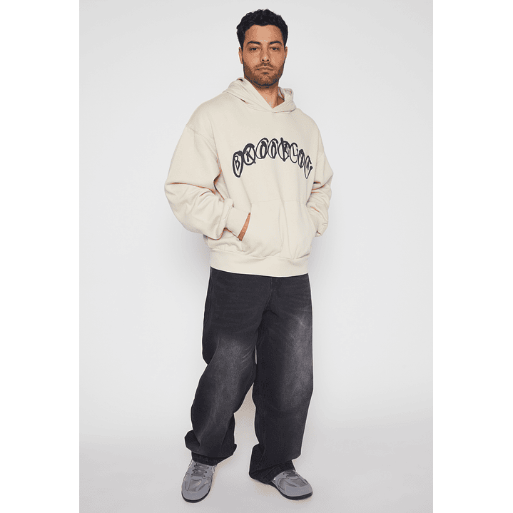 Polerón Graffiti Hombre Beige Familyshop 2